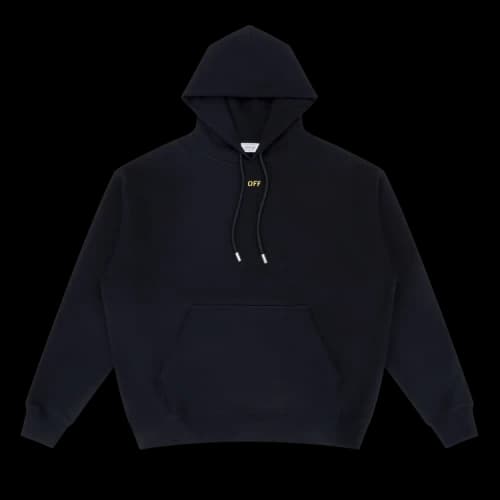 Off-White Sprayed Arrow Hoodie 'Black'