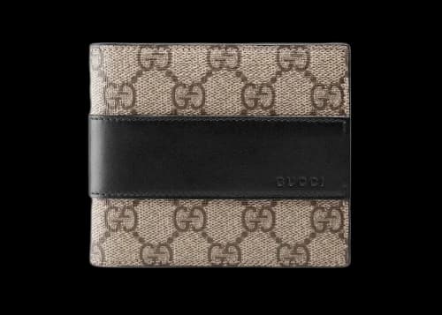 Gucci GG Supreme Wallet Beige/Ebony