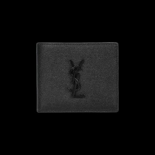 Saint Laurent Monogram East/West Wallet 'Black'