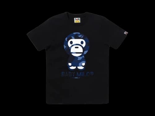 BAPE Color Camo Baby Milo Tee(FW25) Black x Navy