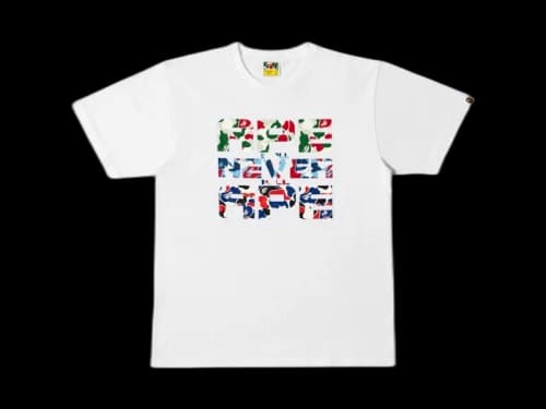 BAPE EU Camo Asnka Tee (FW25) White