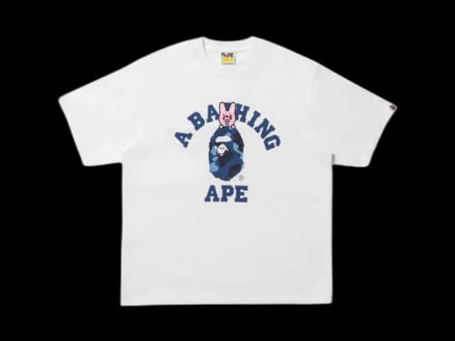 BAPE x Stray Kids Dwaekk College Tee (FW25) White