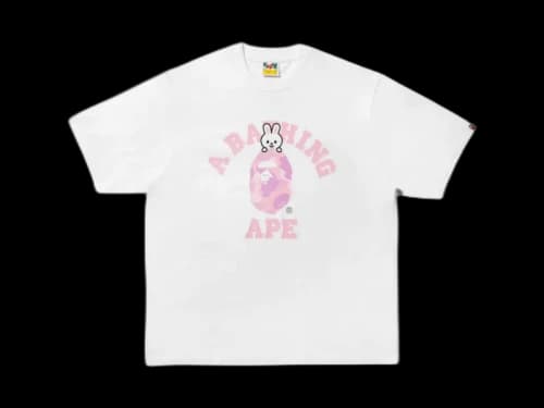 BAPE x Stray Kids Leebit Baby College Tee (FW25) White
