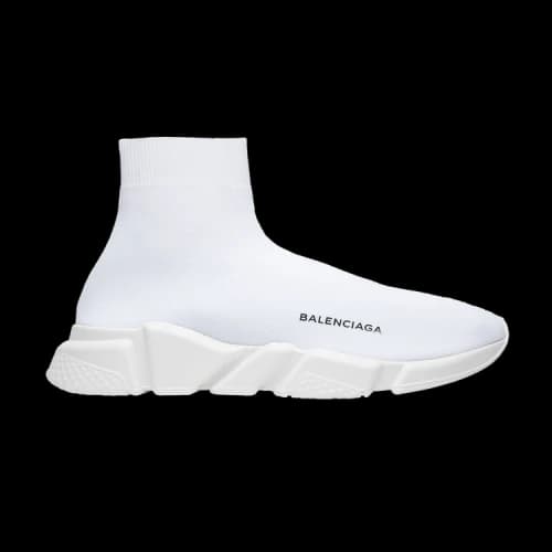 Balenciaga Speed Trainer Mid 'Triple White' (Women's)