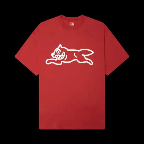 Icecream Street Life Short-Sleeve Knit Tee 'Pompeian Red'