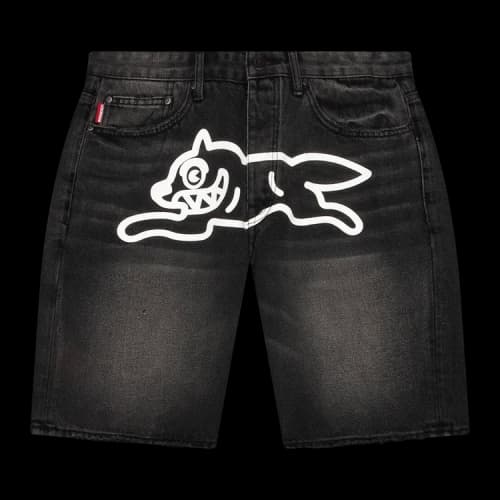 Icecream Frozen Yogurt Jean Shorts 'Black Shade'
