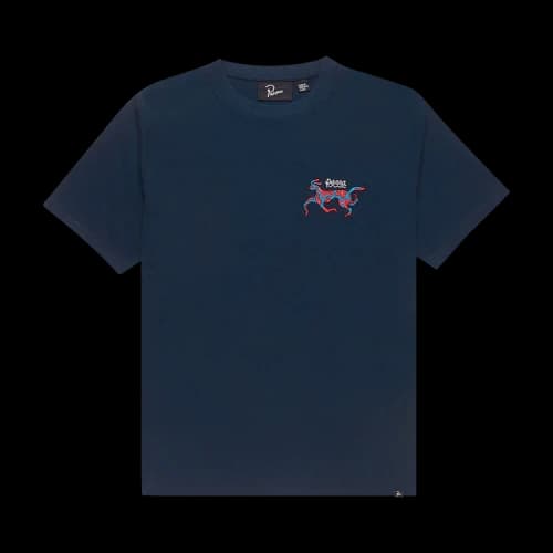 Parra Dog Race T-Shirt 'Navy Blue'