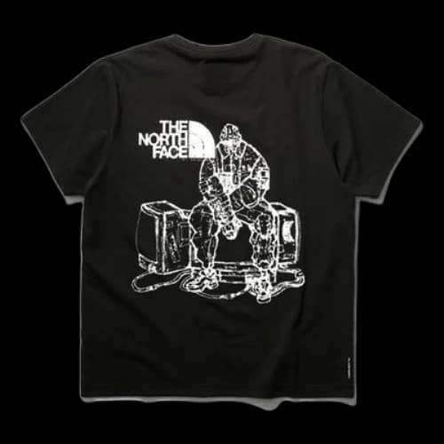 THE NORTH FACE Urban Exploration Black Series x kazuki Logo Embroidered Black