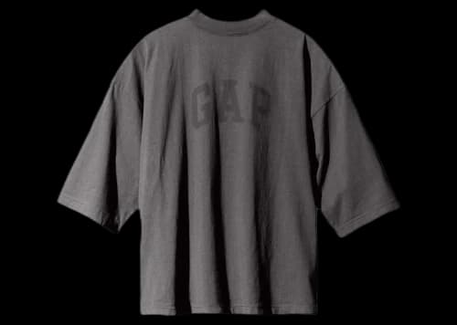 Yeezy Gap Dove 3/4 Sleeve Tee Dark Grey