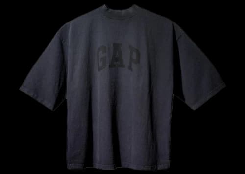 Yeezy Gap Engineered by Balenciaga Dove 3/4 Sleeve Tee Black