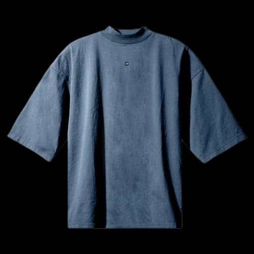 Yeezy Gap Logo 3/4 Sleeve Tee Dark Blue