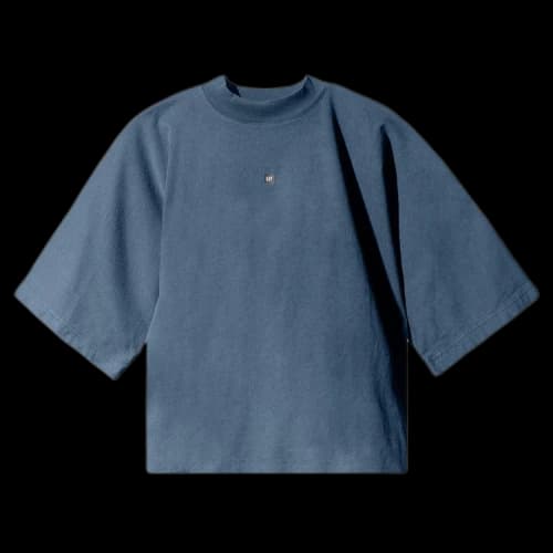 Yeezy Gap Logo No Seam Tee Dark Blue