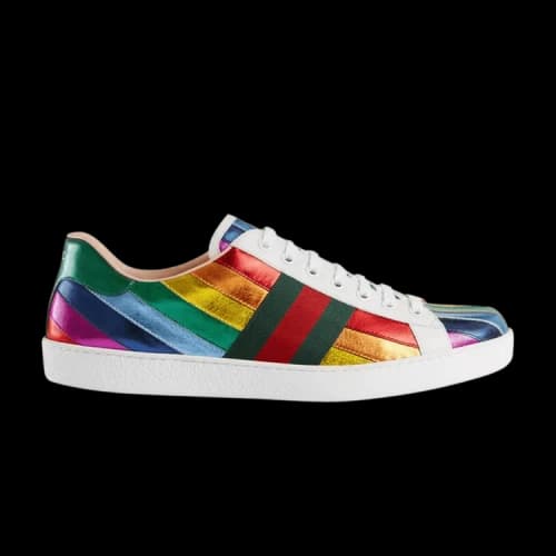 Gucci Ace 'Metallic Rainbow'