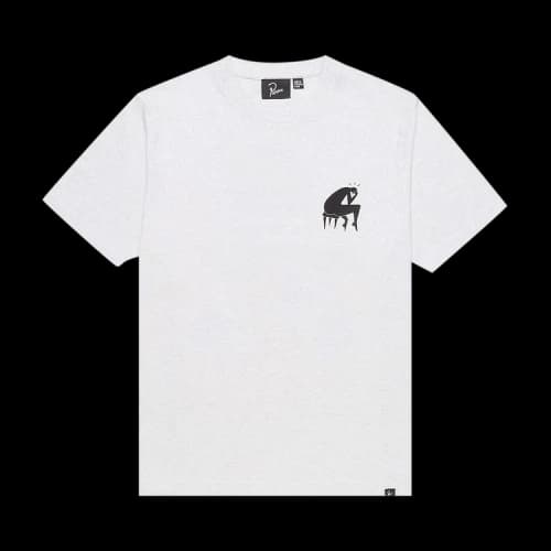 Parra Backwards T-Shirt 'Ash Grey'