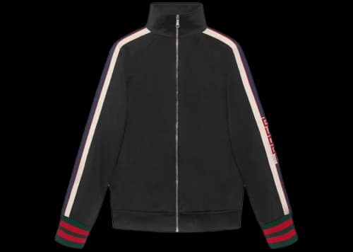 Gucci Technical Jersey Jacket Black