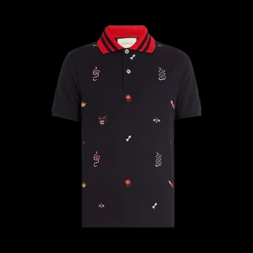 Gucci Kingsnake Polo Shirt 'Multicolor'