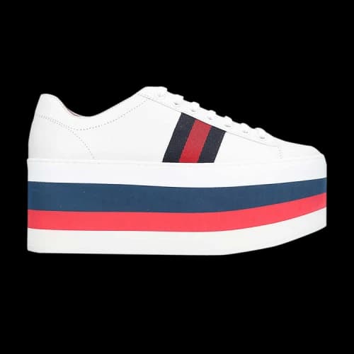 Gucci Peggy Leather Platform 'White' (Women's)