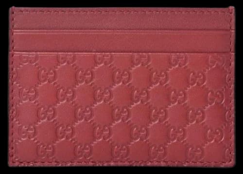 Gucci Microguccissima Card Holder Red