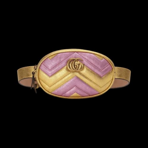 Gucci GG Marmont 2.0 Belt Bag 'Pink'