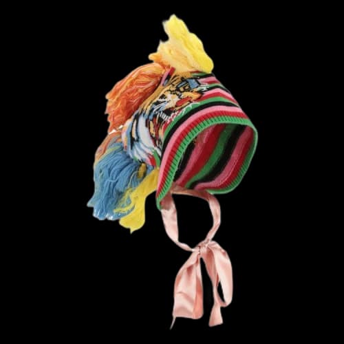 Gucci Knitted Tiger Head Mohawk Beanie Sable Substitute