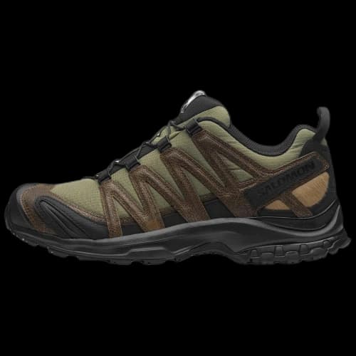 SALOMON XA PRO 3D Cushioning Breathable Support Trail Running Shoes Unisex Green Brown