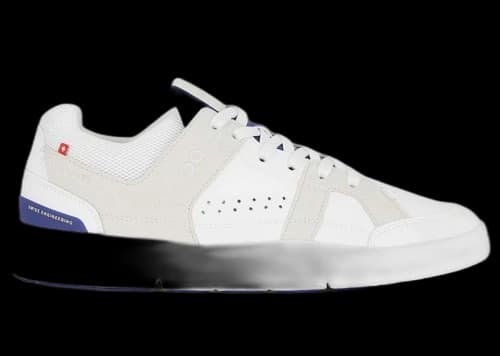 On The Roger Clubhouse White Grey Indigo