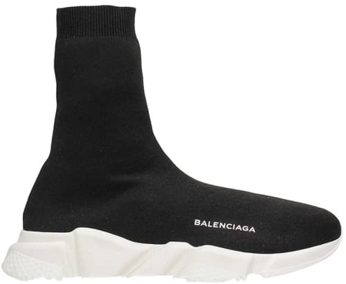 Balenciaga Speed Trainer High Black White