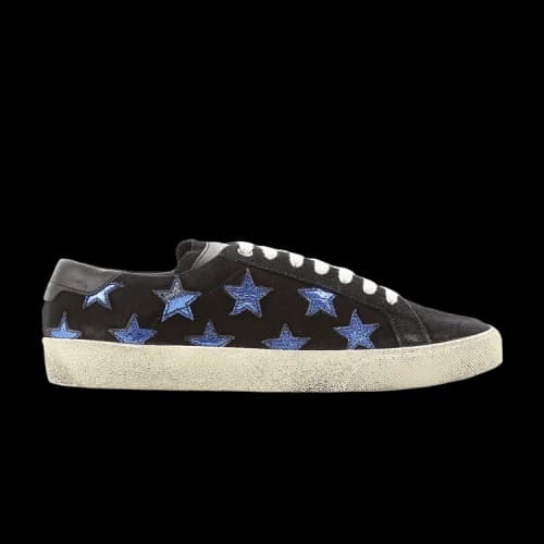 Saint Laurent Court Classic 'Black Bluette Stars' (Women's)