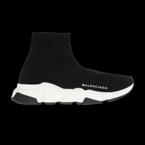 Balenciaga Speed Trainer Mid 'Black White Black' (Women's)