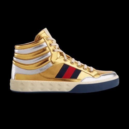 Gucci Leather High 'Metallic Gold'