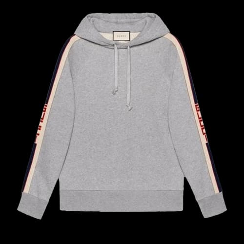 Gucci Logo Hoodie 'Grey'