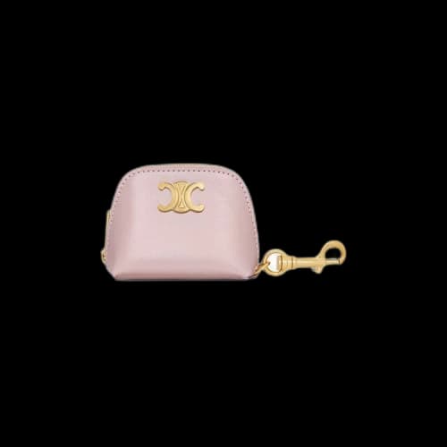 CELINE Micro Triomphe Charm 'Bleached Pink'