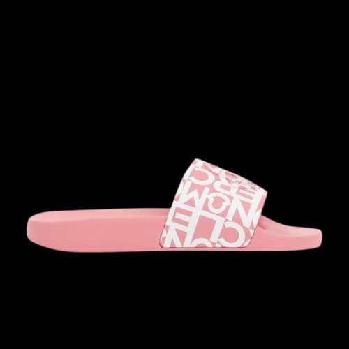 Moncler Slide 'Allover Logo - Pink'