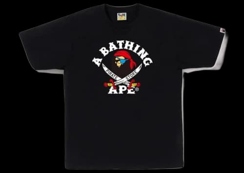 BAPE Ape Pirate Tee Black