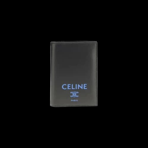 CELINE Passport Cover 'Black/Ultra Blue'