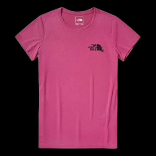 THE NORTH FACE Short Sleeve Rose Red