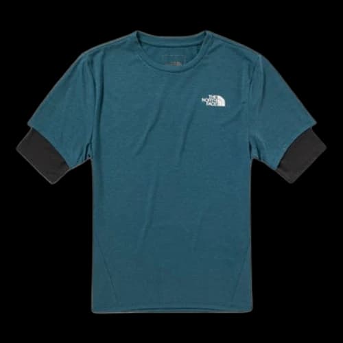 THE NORTH FACE Outdoor Sweat Absorbing Breathable Short Sleeve Blue