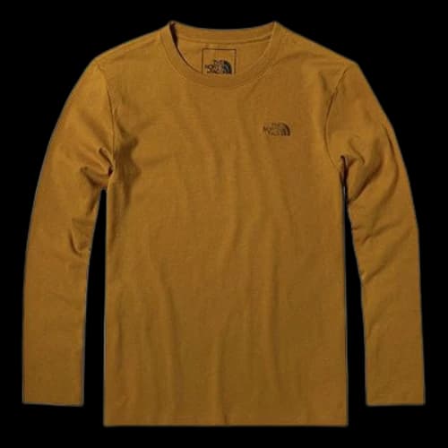 THE NORTH FACE Cozy Breathable Sports Long Sleeves Couple Style Brown