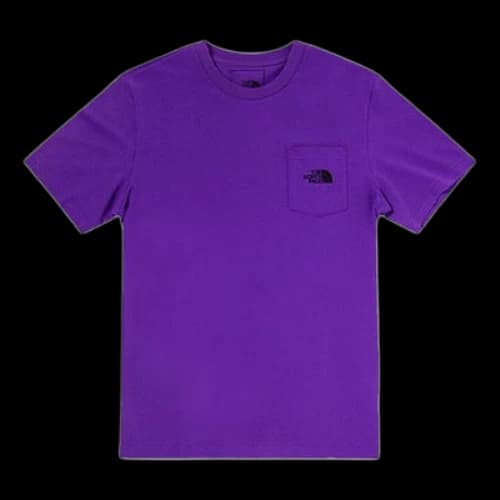 THE NORTH FACE Outdoor Breathable Short Sleeve Couple Style Purple