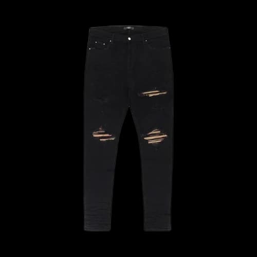 Amiri MX1 Skinny Jeans 'Black/Gold'