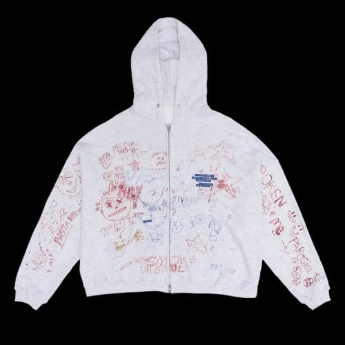Paly Hollywood Joshua Tree Double Zip Hoodie 'Multicolor'