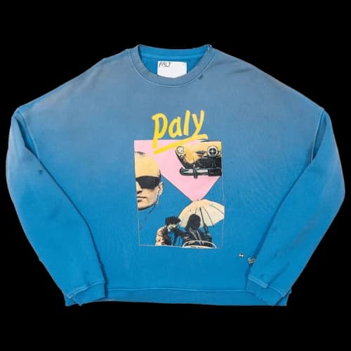 Paly Hollywood Still Life Crewneck 'Blue'