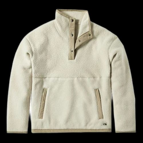 THE NORTH FACE Outdoor Stay Warm Knit Pullover Hoodie Beige (Women's)