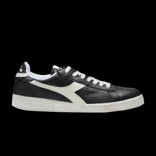 Diadora Game L Low Waxed 'Black White'