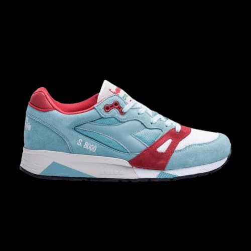 Diadora S8000 NYL Italia 'Marine Blue Fiery Red'