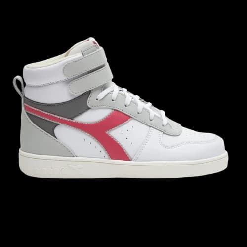 Diadora Magic Basket Mid Big Kid 'White Raspberry Sorbet'