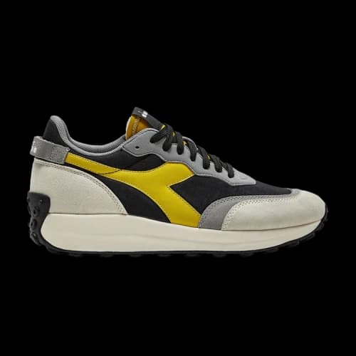 Diadora Race Nyl 'White Pristine Black Yellow'