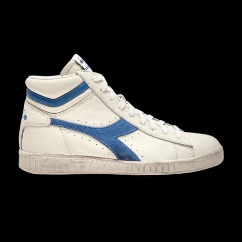 Diadora Game L High Waxed Suede Pop 'White Blue Bleached Denim'