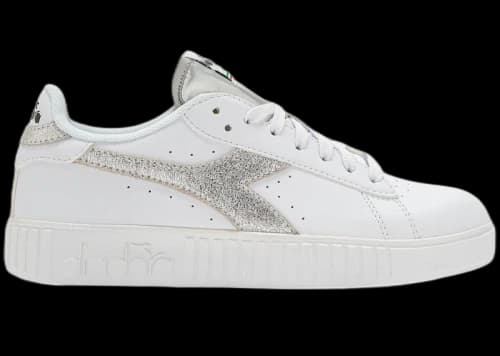 Diadora Game Step Premium White Silver (Women's)