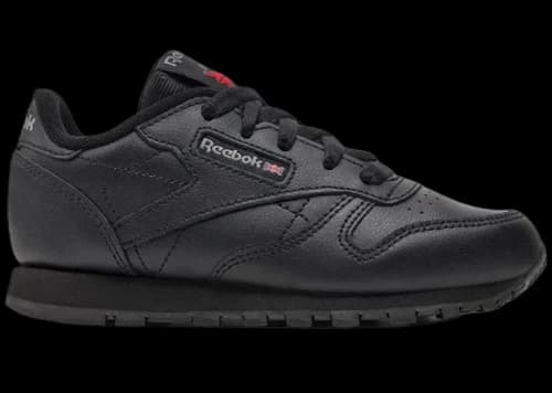 Reebok Classic Leather Core Black (PS)